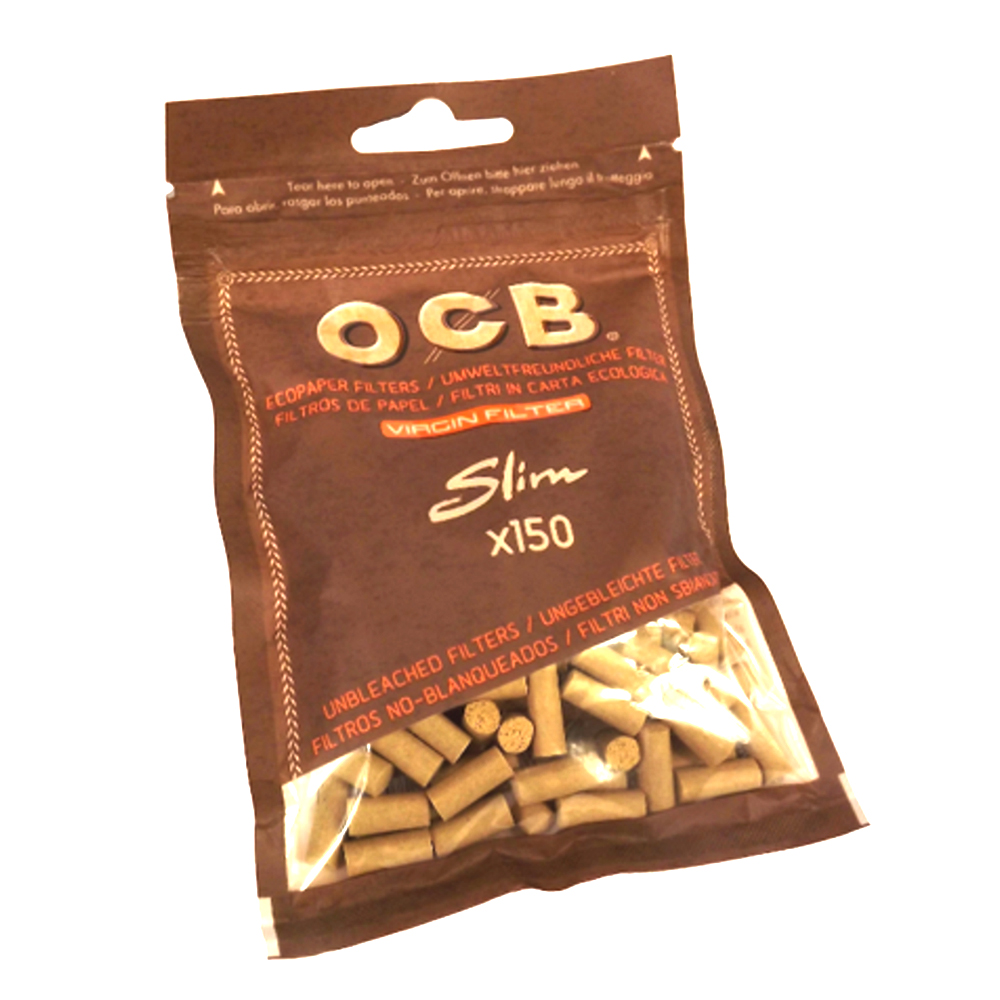 OCB Virgin filtres papier eco sachet 150 biodegradables