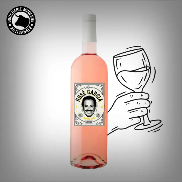 Boucherie Moderne Vin Rosé Garcia vin bio 75cl fruits rouges
