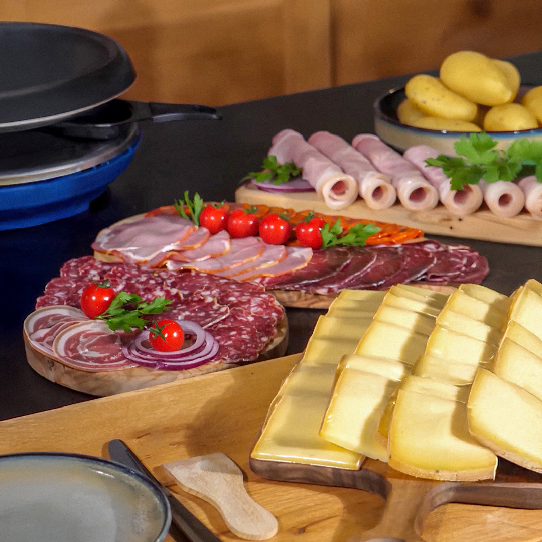 Maison Lascours Colis à Thèmes Plateau Raclette Classic avec fromage