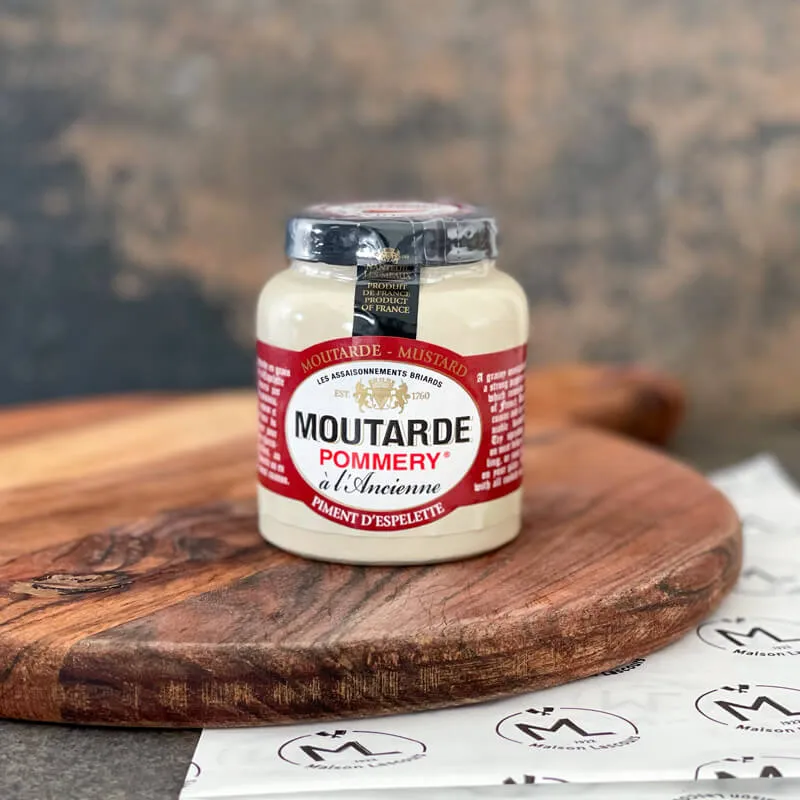 Pommery Moutarde au Piment d'Espelette condiment 100g douce