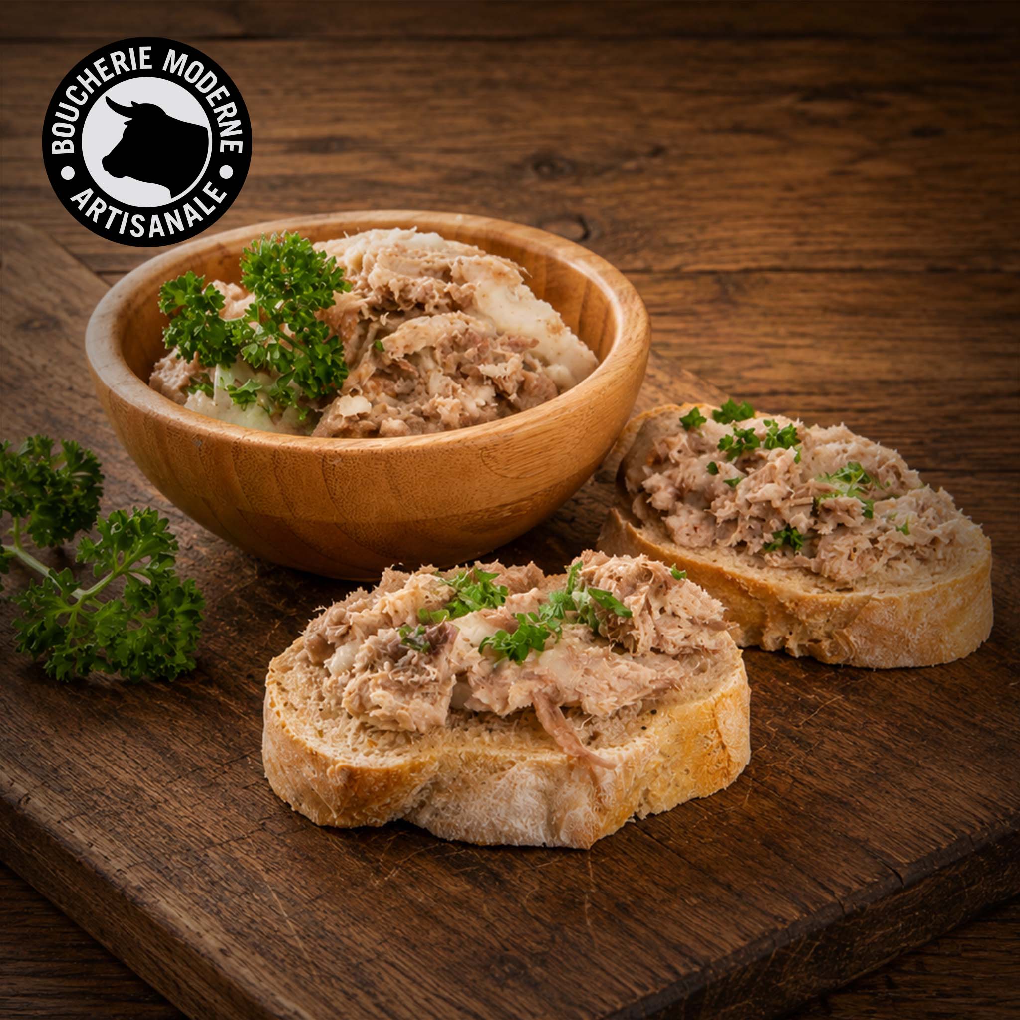 Boucherie Moderne CHARCUT’ rillettes d’oie 150g fondante