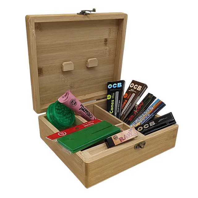 SMO Head Chef boîte à rouler bois large 23cm coffret cadeau