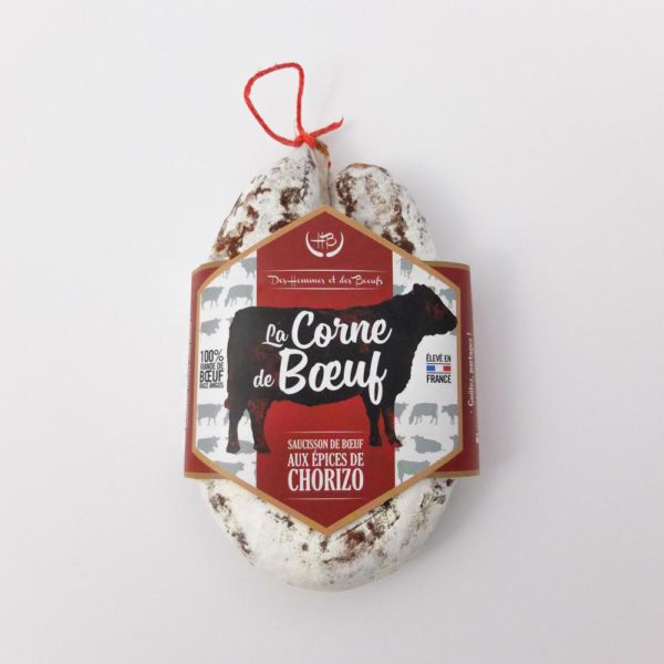 Des Hommes et des Bœufs corne de bœuf Angus chorizo 180 g