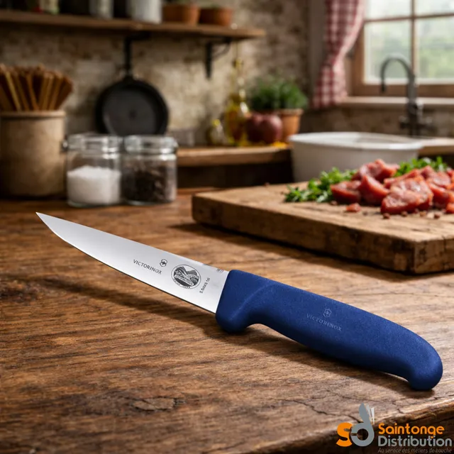 Victorinox Fibrox couteau à désosser 14 cm noir