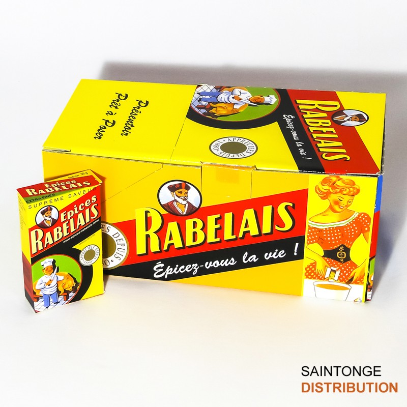 Rabelais Épices extra fines 50g pot charcuterie