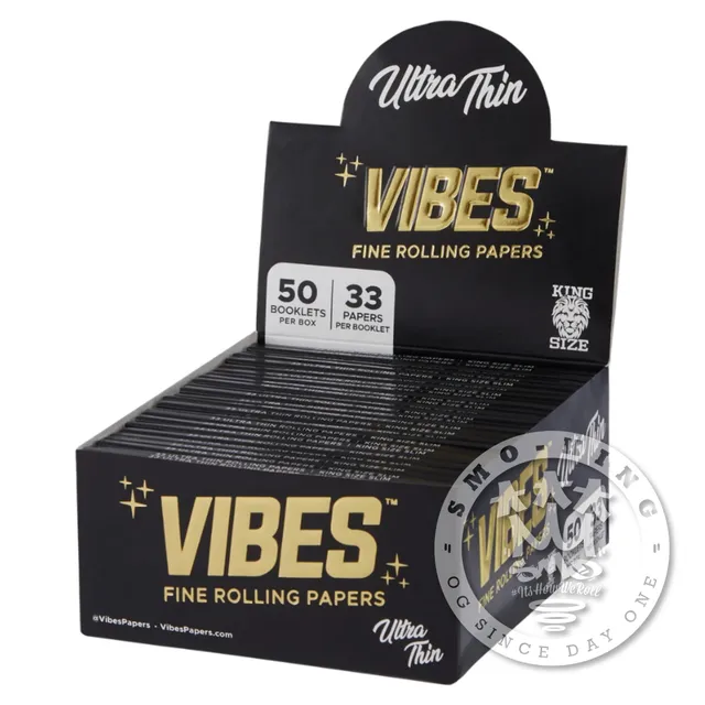 Vibes Feuilles à Rouler King Size Slim Riz Ultra Fines