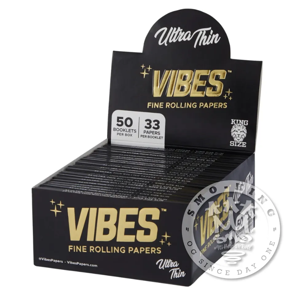 Vibes Feuilles à Rouler King Size Slim Riz Ultra Fines