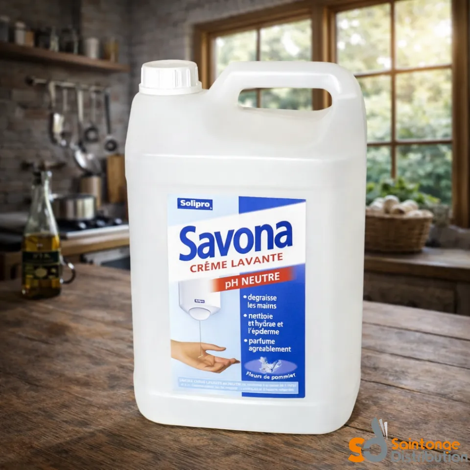 Savona crème lavante mains pH neutre 5 L