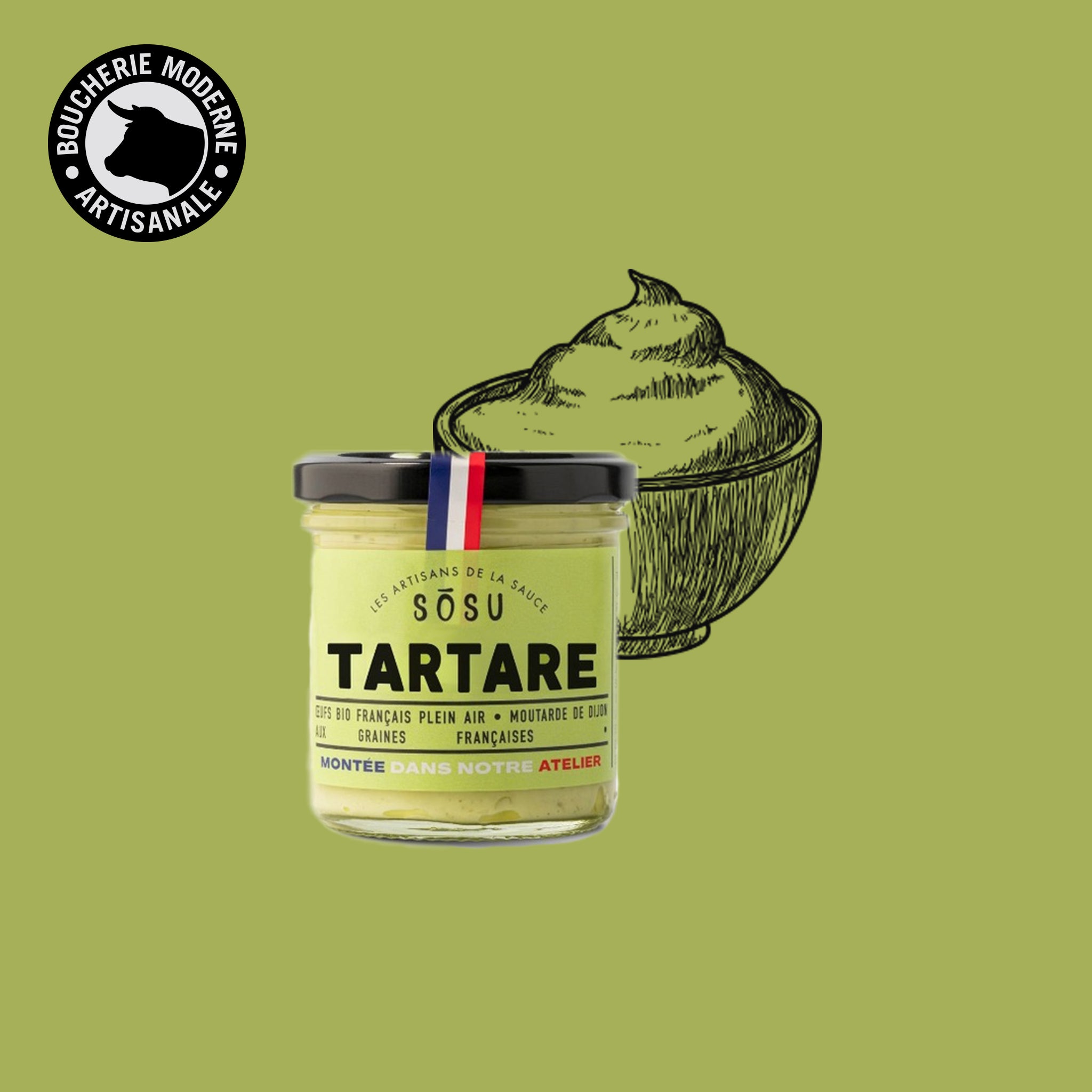 Boucherie Moderne Sosù Tartare Sauce 165G herbes