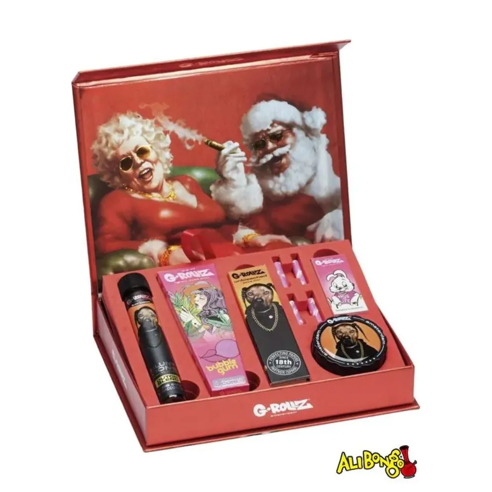 G-Rollz Christmas Gift Set coffret feuilles à rouler avec grinder
