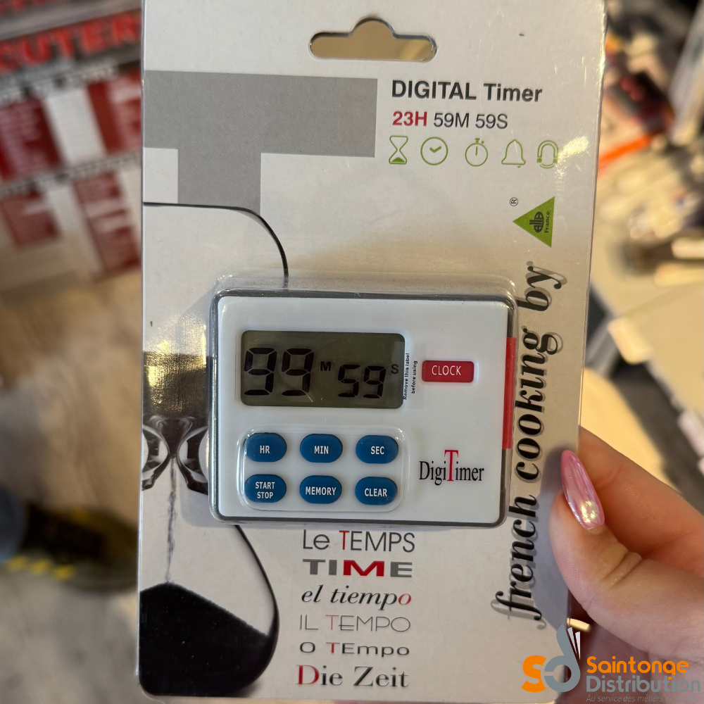 Saintonge Distribution Timer minuteur digital 23h59m59s