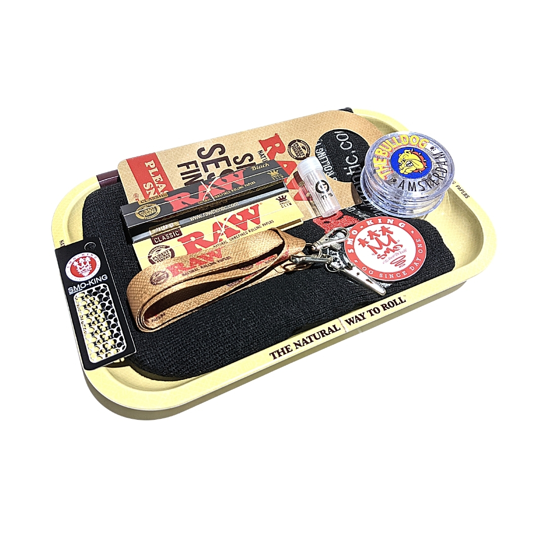 Smo King x RAW plateau à rouler medium coffret bonnet