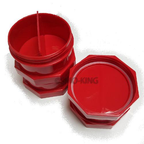 Cookies SF Harvest Club pot stockage rouge 3 parties hermétique