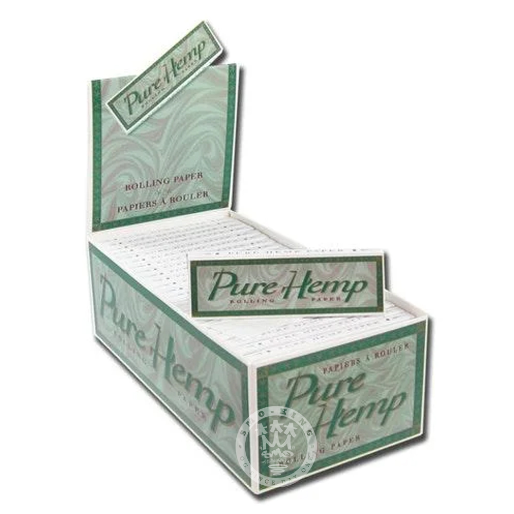 Pure Hemp Single Wide feuilles à rouler chanvre 50 feuilles