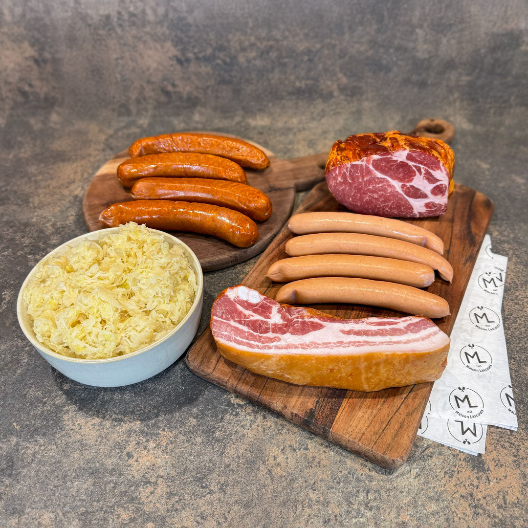 Maison Lascours Colis Pack de l'Hiver Choucroute 2,5 kg