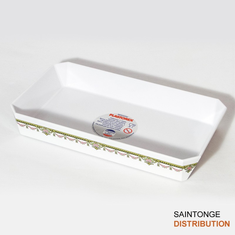 Corelli Pompadour 758 plat service mélamine 29,5x17cm