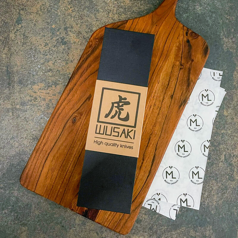 Wusaki Couteau d'Office 9 cm Pakka couteau cuisine acier