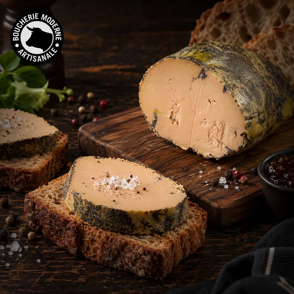 Boucherie Moderne Épicerie Foie Gras Canard Ballotin 200g Fêtes