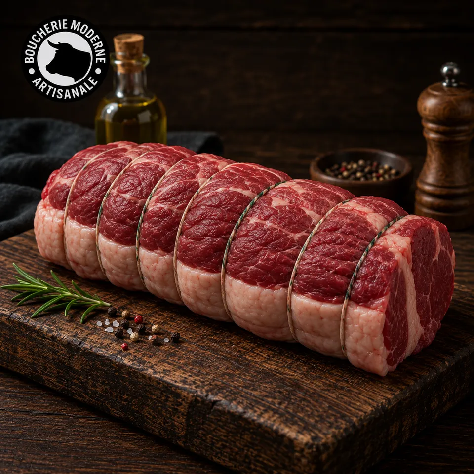 Boucherie Moderne Bœuf Rôti Faux Filet Normand viande 1,2kg maturé