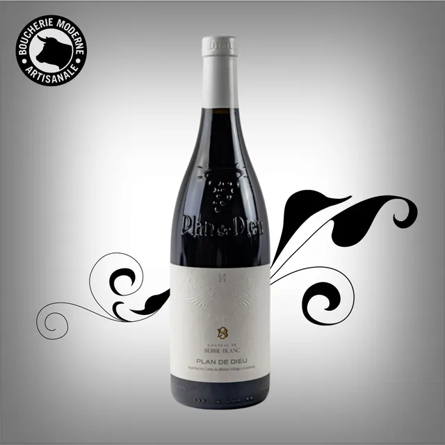Boucherie Moderne Vin Château Serre-Blanc rouge 75cl charnu