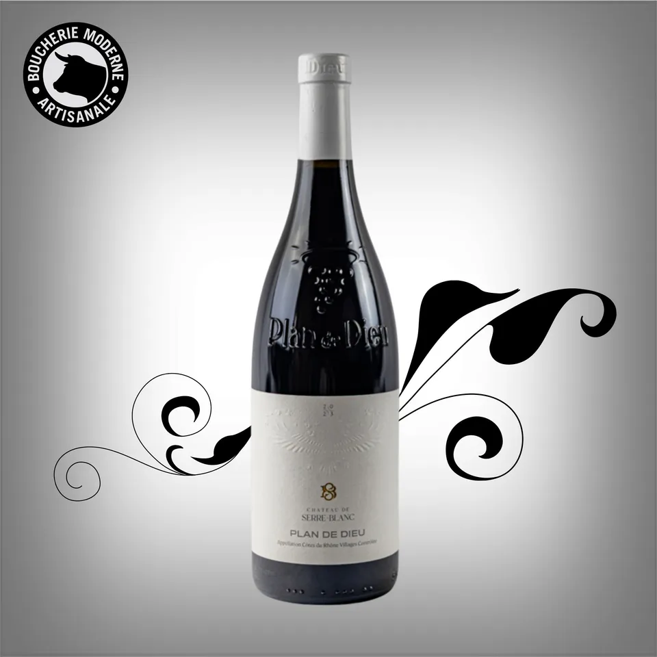 Boucherie Moderne Vin Château Serre-Blanc rouge 75cl charnu