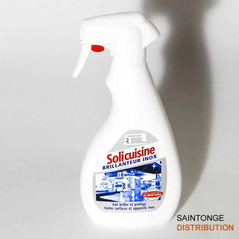 Solicuisine Brillanteur Inox 500ml spray cuisine pro
