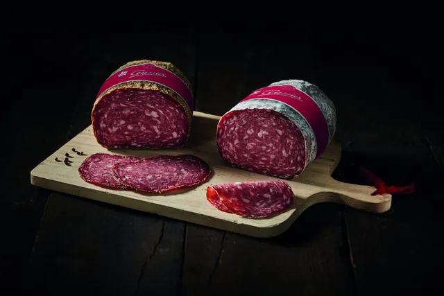 Teyssier Les saucissons authentiques Bûche Pavé saucisson sec nature
