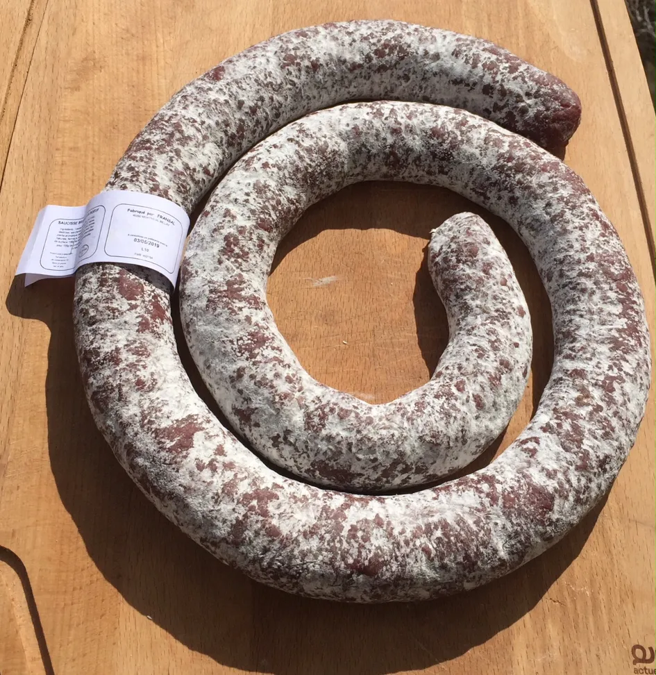 Des Hommes et des Bœufs Brasse saucisse sèche 0,9 kg 100% bœuf