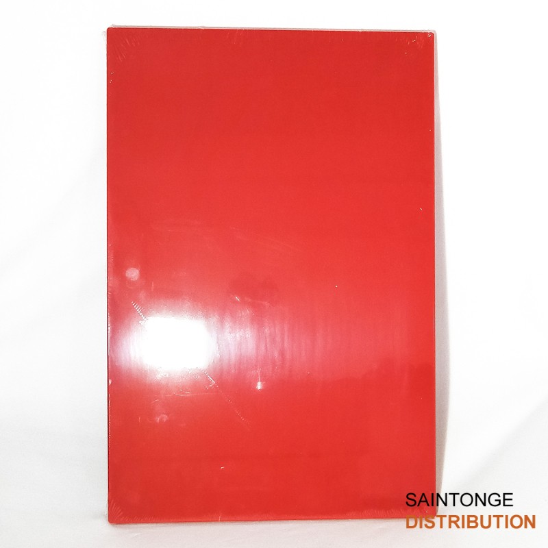 Saintonge Planche à découper rouge 60x40cm PEHD