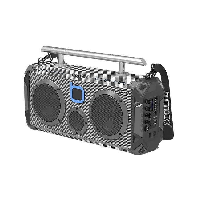 Bumpboxx Flare6 enceinte bluetooth boombox carbone 12h LED