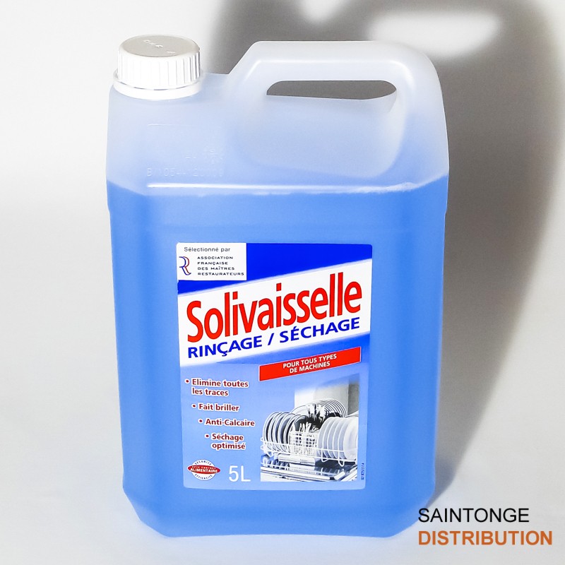Solivaisselle liquide rinçage séchage lave-vaisselle 5L