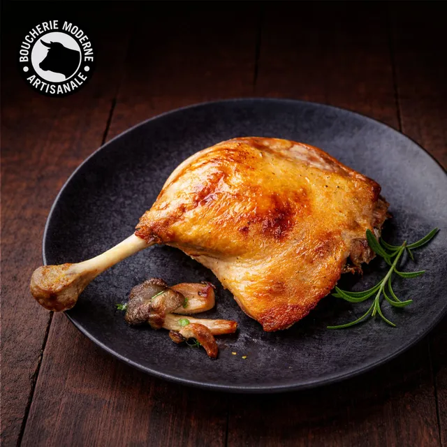 Boucherie Moderne VOLAILLE Cuisse de canard confite 200g