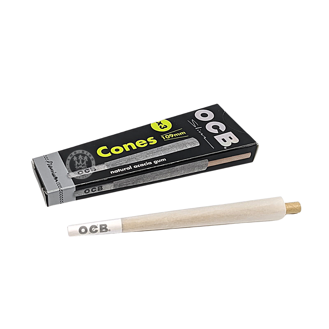OCB Premium Black cônes pré-roulés king size slim x3