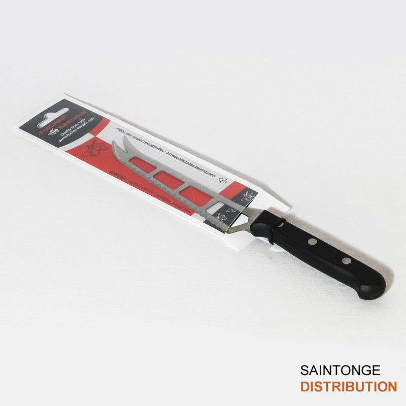 Fischer Bargoin couteau à brie manche ABS noir