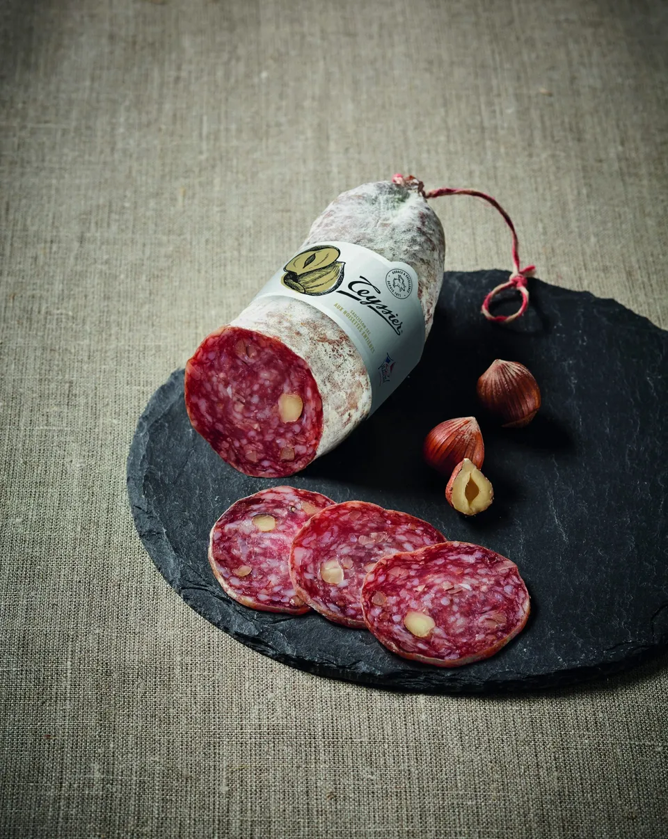 Teyssier saveurs Saucisson aux Noisettes Entières de France