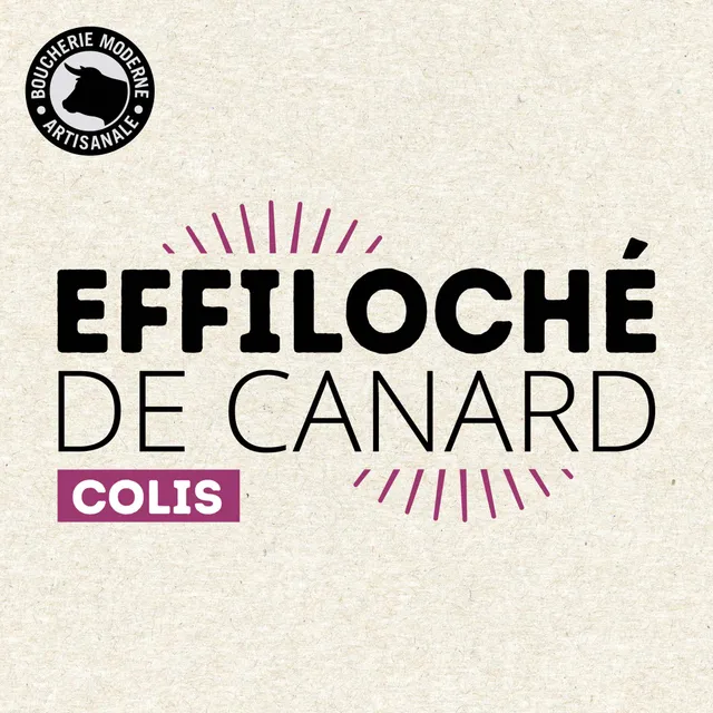 Boucherie Moderne TRAITEUR Effiloché de canard 2kg fondant