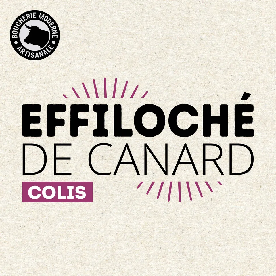 Boucherie Moderne TRAITEUR Effiloché de canard 2kg fondant