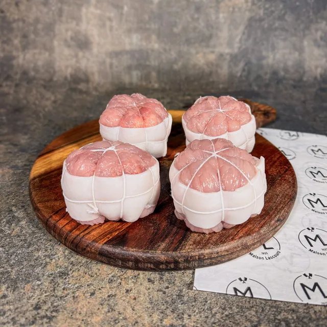 Maison Lascours Volailles Paupiette de Dinde viande 4 x 150g farce porc