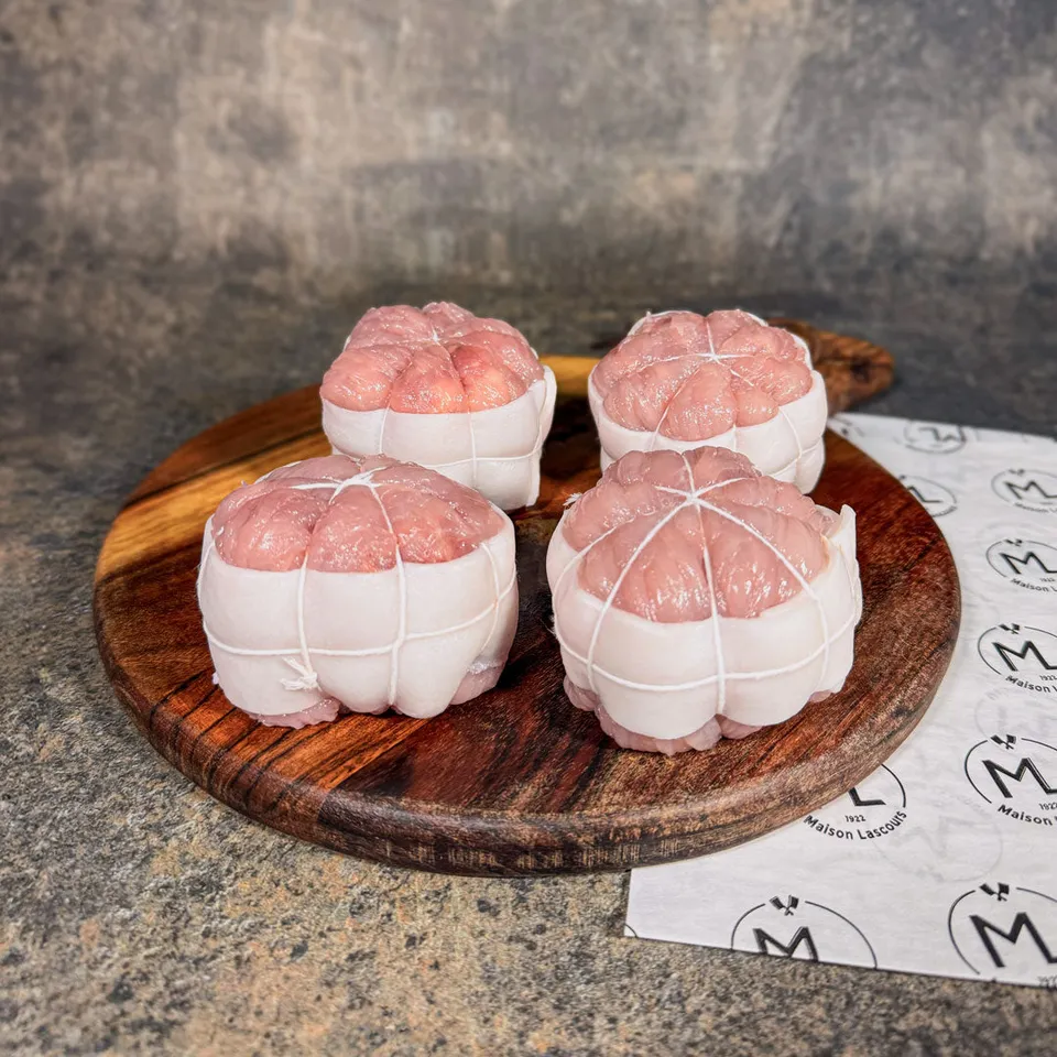 Maison Lascours Volailles Paupiette de Dinde viande 4 x 150g farce porc