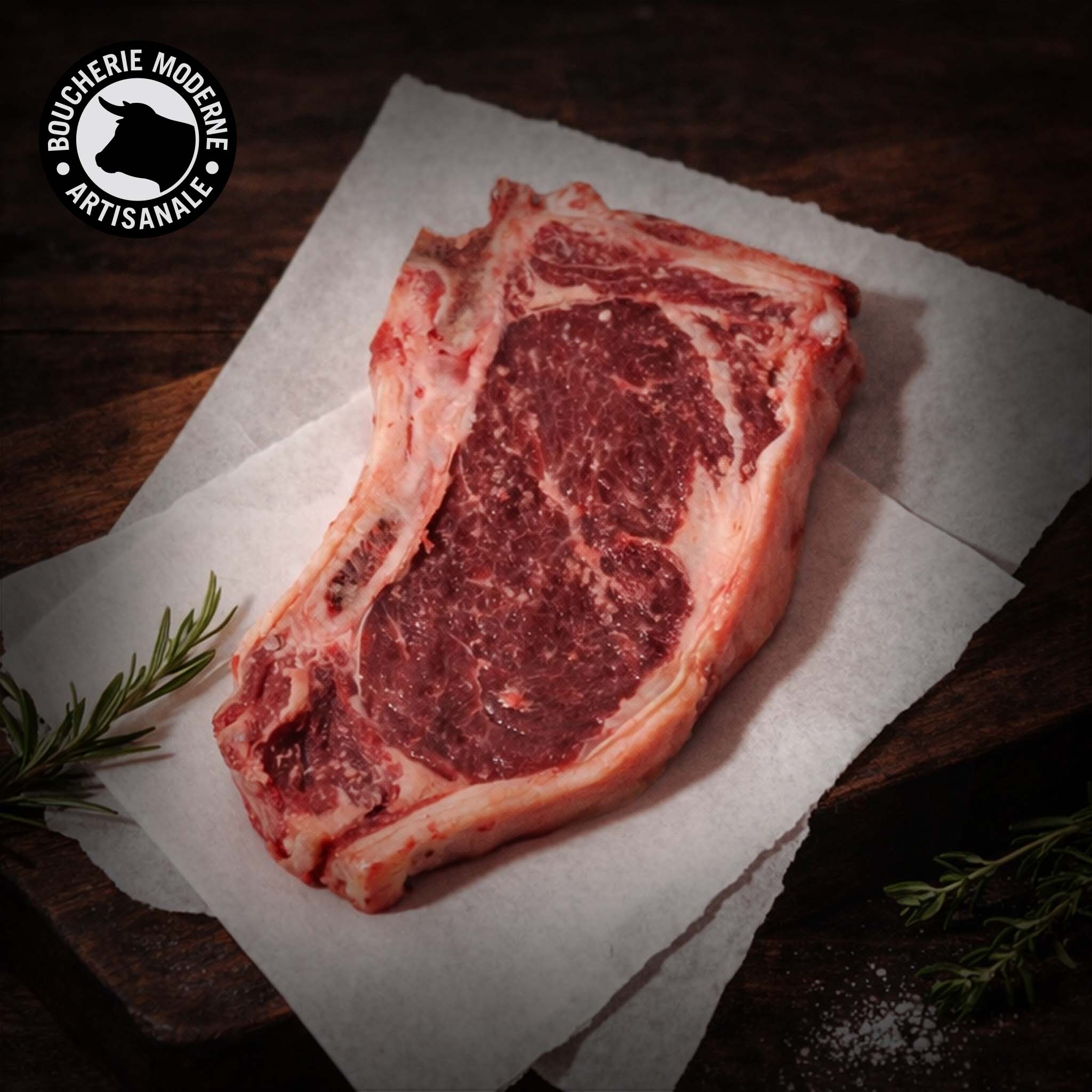 Boucherie Moderne Bœuf L-Bone Normande 600g viande maturée