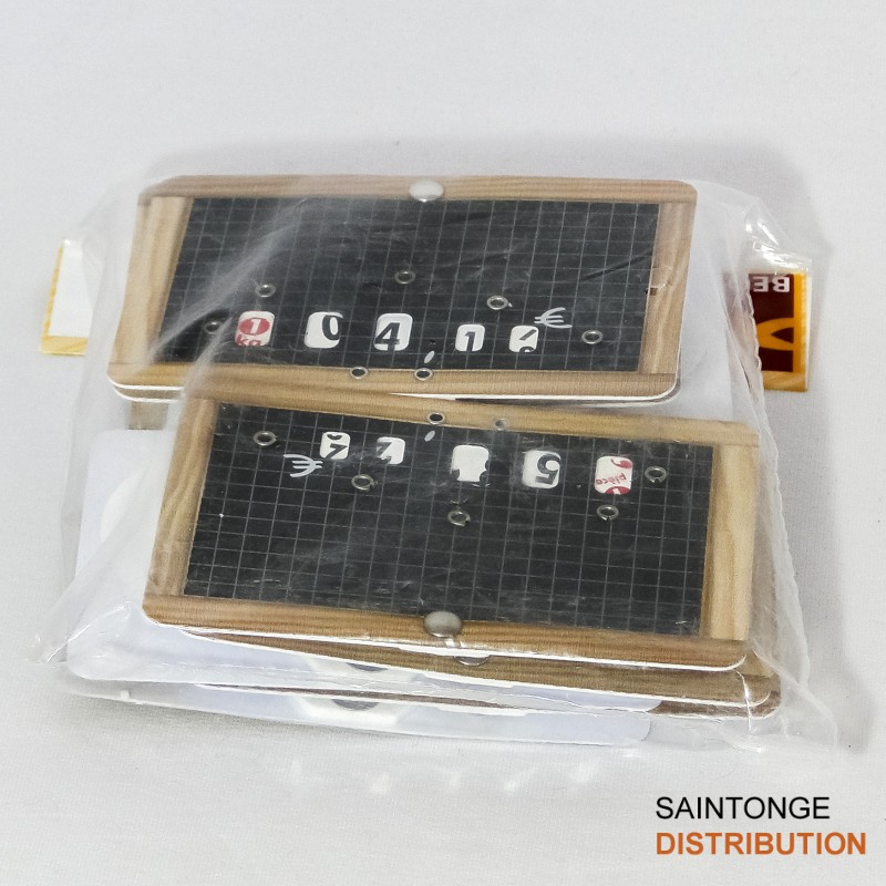 Étiquettes Écolière 7x10,5cm vitrine fenêtres ouvertes