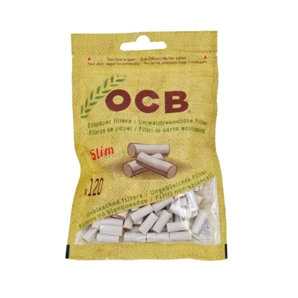 OCB Organic Bio filtre slim 6mm x120 naturel