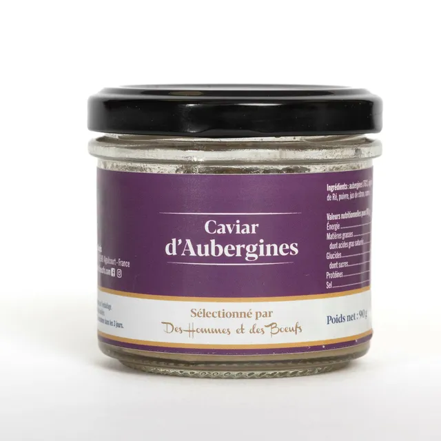 Des Hommes et des Bœufs Tartinable Caviar d'Aubergines 90 g