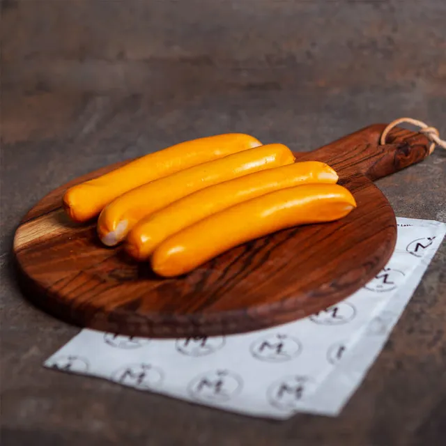 Maison Lascours Saucisses Saucisse de Francfort charcuterie 4 x 80g fumée