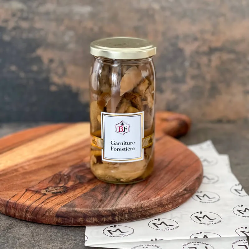 Maison Lascours Traiteur Garniture Forestière bocal 330g champignons