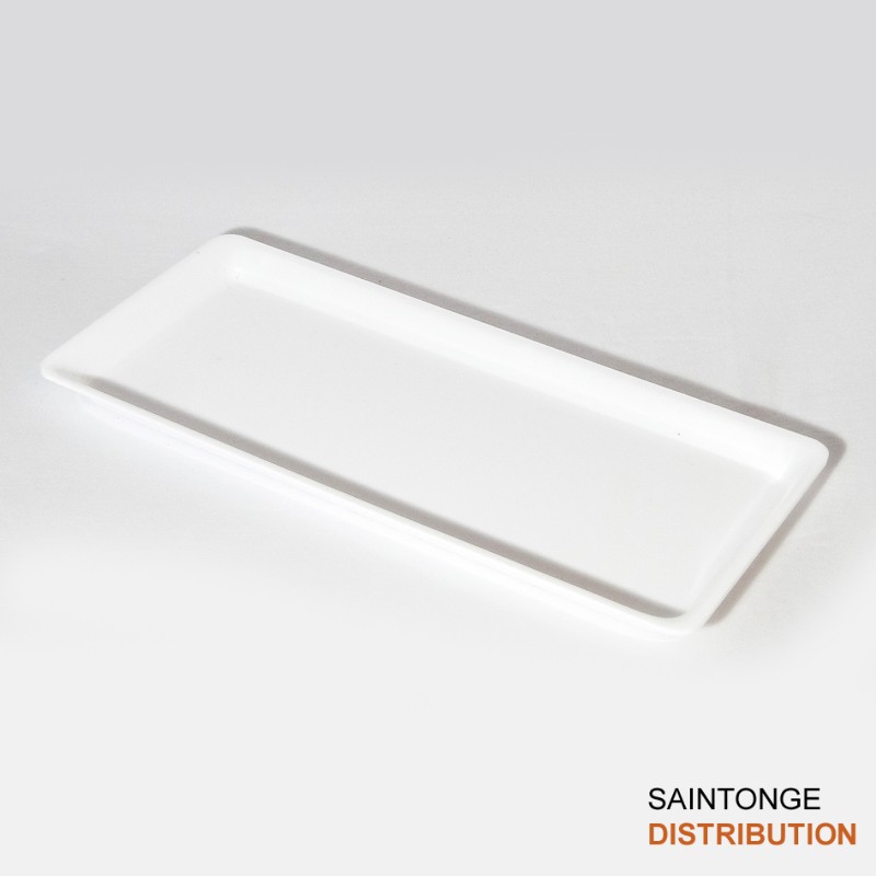 Saintonge Distribution plat glacière blanc 34,5 cm PMMA
