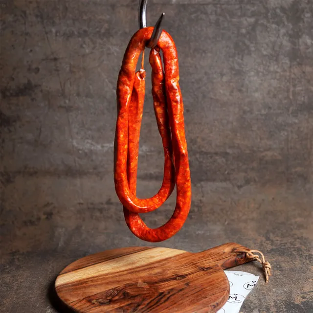 Maison Lascours Chistorra saucisse porc-bœuf 250g piment doux