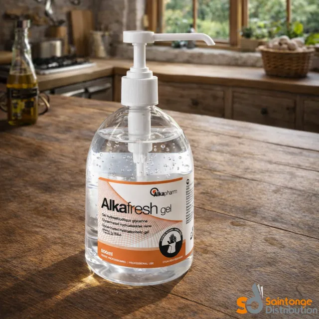 Saintonge Distribution gel hydroalcoolique 500ml mains