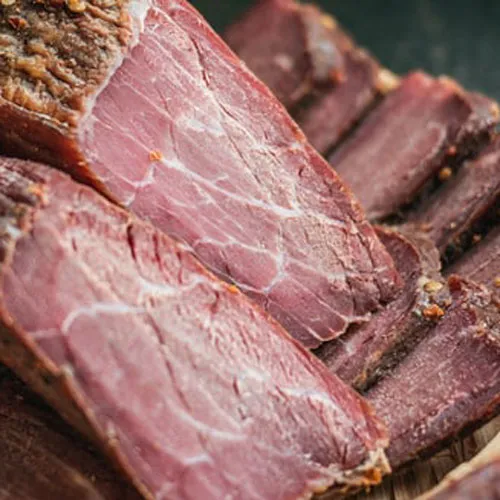 Des Hommes et des Bœufs Pastrami de boeuf Angus France 500 g