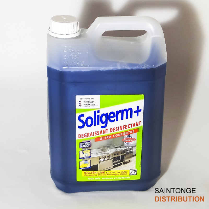 Saintonge Soligerm+ dégraissant désinfectant 5 L concentré